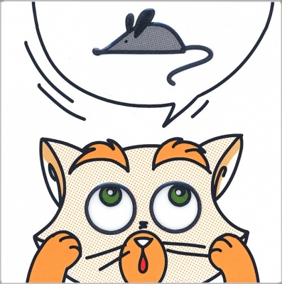 Декор Кошки-Мышки. Мышка матовый 20x20x0,69 Декор Кошки-Мышки. Мышка матовый 20x20x0,69