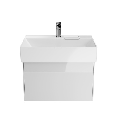 Тумба LOGICA подвесная 2 ящика 70 см, белоснежный