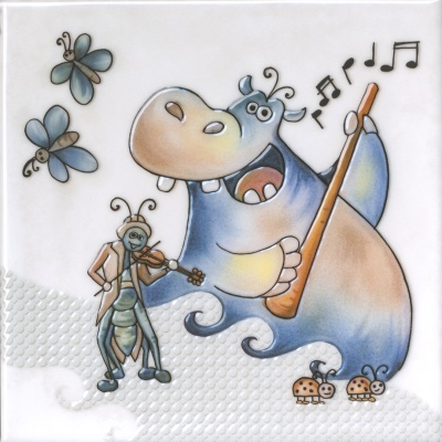 Декор Симфония 1 глянцевый 20x20x0,69