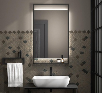 Зеркало PLAZA Next 60, черное матовое Зеркало PLAZA Next 60, черное матовое