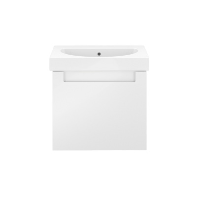 Тумба BUONGIORNO PLUS подвесная с ящиками 60, белая глянцевая-дуб Кантри Тумба BUONGIORNO PLUS подвесная с ящиками 60, белая глянцевая-дуб Кантри