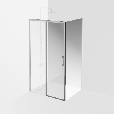 Душевая боковая панель VETRO, 90х195, хром Душевая боковая панель VETRO, 90х195, хром