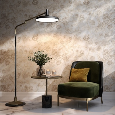 Обои виниловые Азулежу мотив, бежевый Обои виниловые Азулежу мотив, бежевый