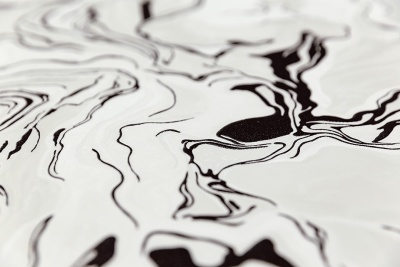 Обои виниловые на флизелиновой основе Галатея база универсальная, белый чёрный