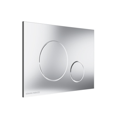 Кнопка управления для скрытых систем инсталляции, xром-глянец (круглая)