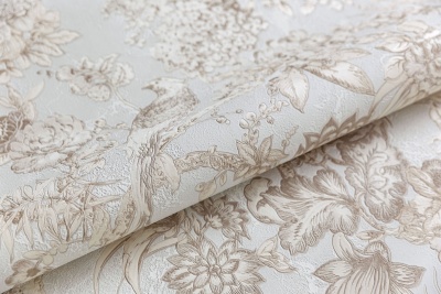 Обои виниловые Азулежу мотив, бежевый Обои виниловые Азулежу мотив, бежевый