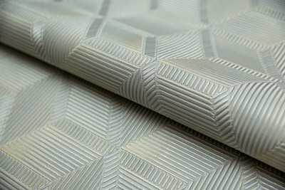 Обои виниловые Геометрия мотив, голубой, золотой