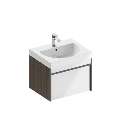 Тумба MODULA подвесная 60 с ящиком 1+1, арабика Тумба MODULA подвесная 60 с ящиком 1+1, арабика