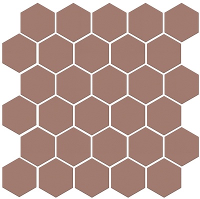 Агуста розовый матовый 29,7x29,8x0,69 из 30 частей (5,2х6)