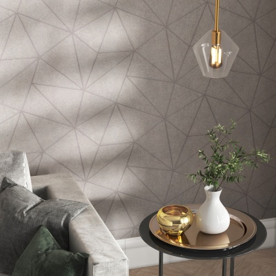 Обои виниловые Кутюр мотив, бежевый светлый Обои виниловые Кутюр мотив, бежевый светлый