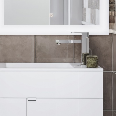 Смеситель для раковины FUTURA однорычажный без донного клапана 3/8, хром