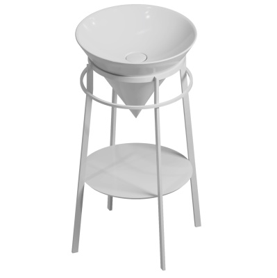 Круглая полка CONO встраиваемая 43,1, белая глянцевая Круглая полка CONO встраиваемая 43,1, белая глянцевая