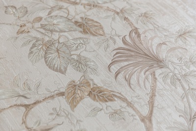 Обои виниловые Оранжерея мотив, бежевый Обои виниловые Оранжерея мотив, бежевый