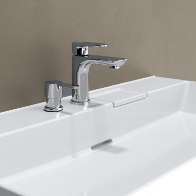 Дозатор LOGICA для мыла встраиваемый, хром