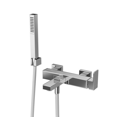 Смеситель для ванны FUTURA настенный с душевой лейкой, хром