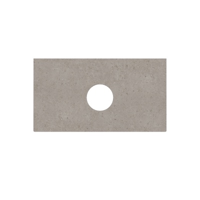 Столешница MAGICA Риккарди 90 см, серая матовая (без отв. под смеситель)