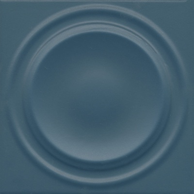 Декор Аква Альта 2 синий матовый структура 20x20x0,95