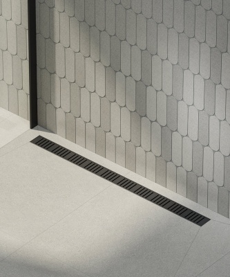 Душевой лоток smart из нержавеющей стали, черный, 85 см Душевой лоток smart из нержавеющей стали, черный, 85 см