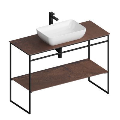 Металлическая структура PLAZA Next напольная 120, черная матовая Металлическая структура PLAZA Next напольная 120, черная матовая