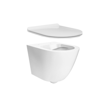 Комплект с подвесным унитазом Sfera и сиденьем Plaza Modern