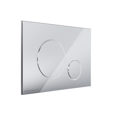 Кнопка управления для скрытых систем инсталляции, xром-глянец (круглая)