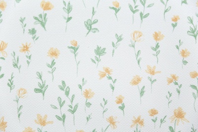 Обои виниловые на флизелиновой основе Уик-энд мотив, жёлто-зелёный цветы Обои виниловые на флизелиновой основе Уик-энд мотив, жёлто-зелёный цветы