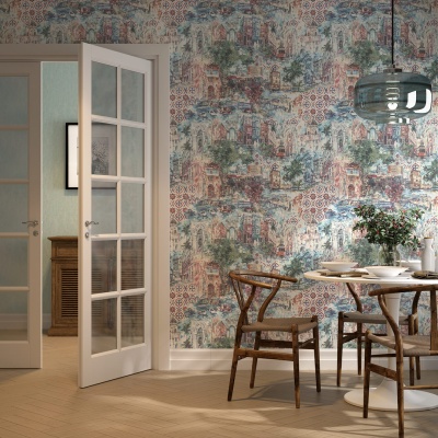 Обои виниловые Впечатление мотив, цветной Обои виниловые Впечатление мотив, цветной