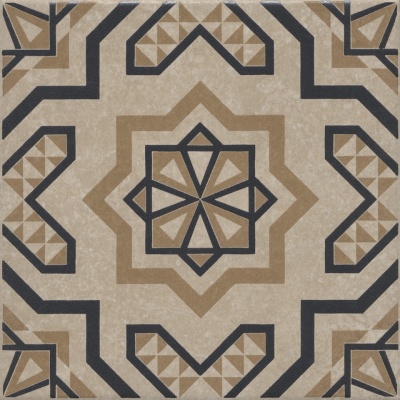 Декор Касабланка бежевый светлый матовый 20x20x0,8