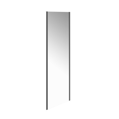 Душевая боковая панель VETRO, 80х195, матовый черный Душевая боковая панель VETRO, 80х195, матовый черный