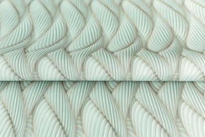 Обои виниловые Трессаж мотив, зеленый Обои виниловые Трессаж мотив, зеленый