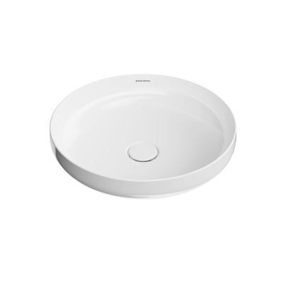 Раковина SAFI накладная 46 с крепежом, белая глянцевая Раковина SAFI накладная 46 с крепежом, белая глянцевая