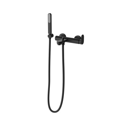 Смеситель для ванны OLE настенный, матовый черный